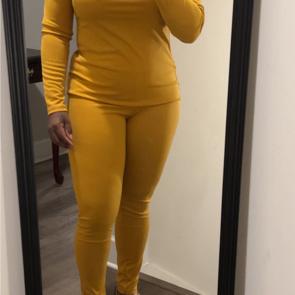 Mustard Women's Pant Set 2pcs